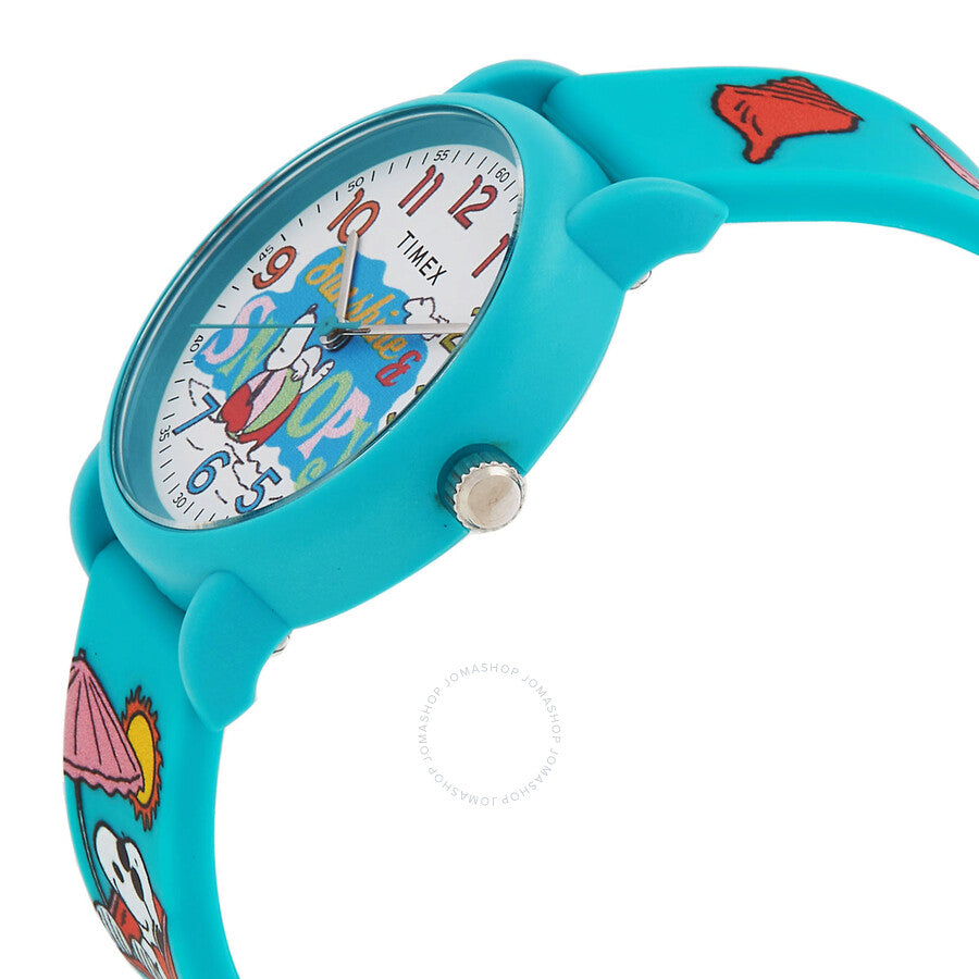 Timex x Peanuts Just Beachy Quartz White Dial Unisex Watch TW2V78500JT - Dawson Watches #2