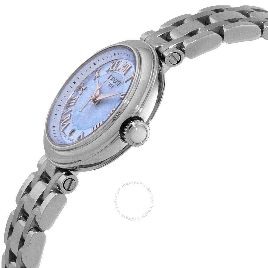 Tissot Bellissima Small Lady Quartz Blue Mother of Pearl Dial Watch T1260101113300 - Dawson Watches #2