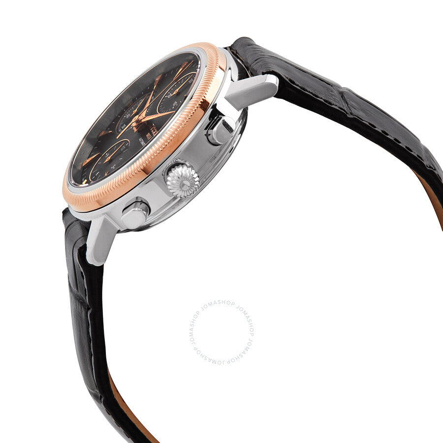 Tissot Bridgeport Chronograph Automatic Diamond Black Dial Men's Watch T921.427.46.066.00 - Dawson Watches #2