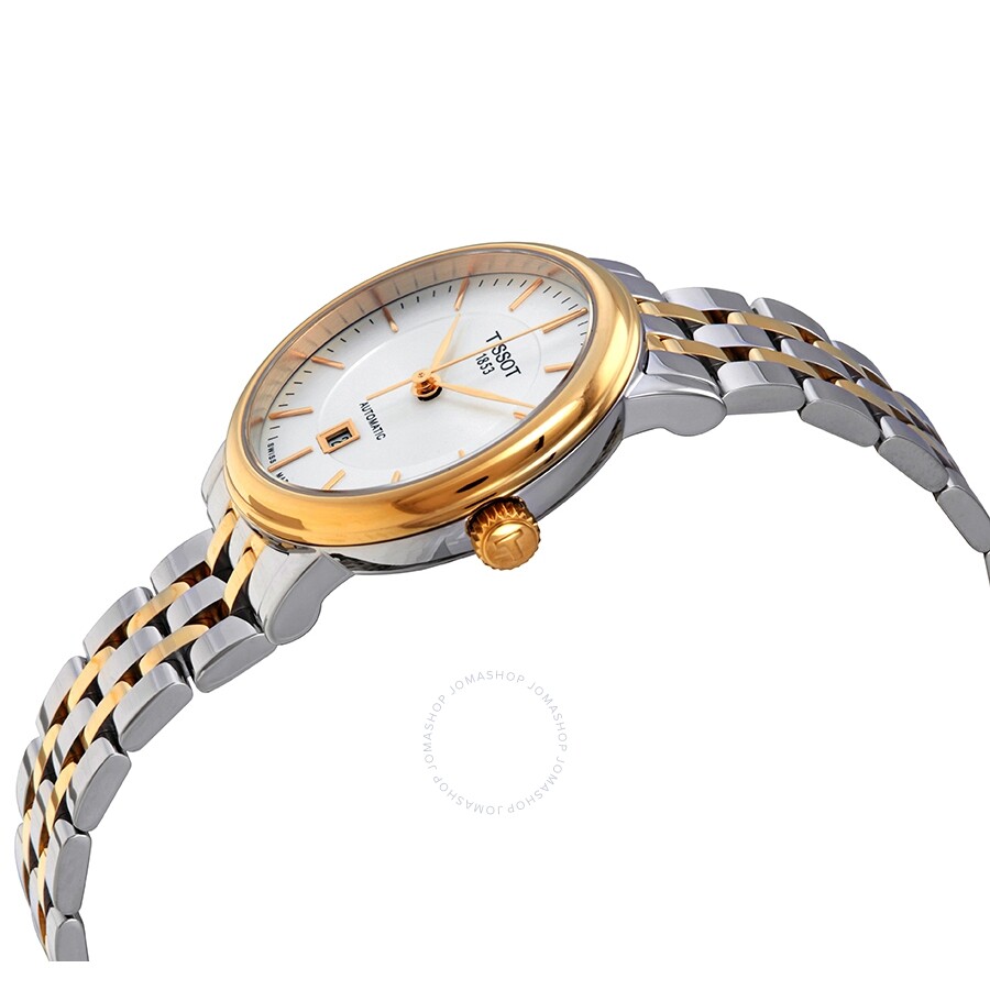 Tissot Carson Automatic Silver Dial Ladies Watch T122.207.22.031.00 - Dawson Watches #2