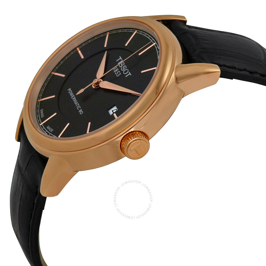 Tissot Carson Black Dial Rose Gold-plated Men's Watch T0854073606100 - Dawson Watches #2