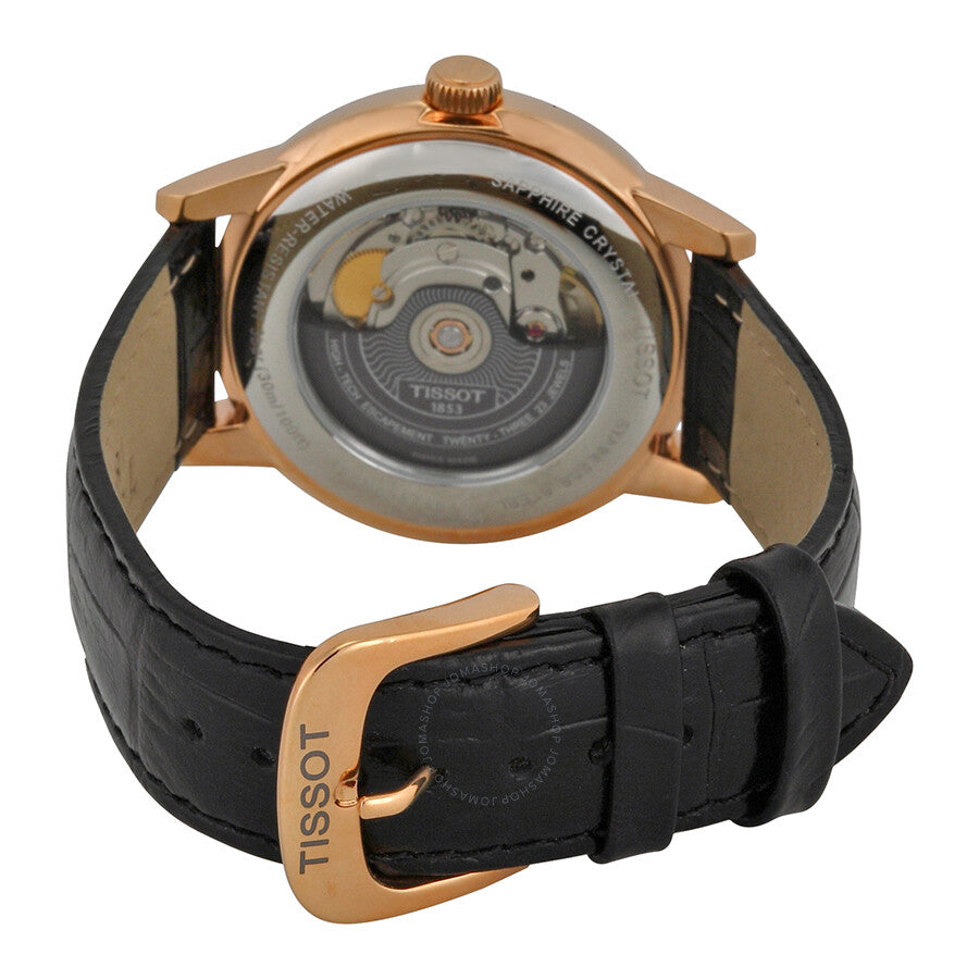 Tissot Carson Black Dial Rose Gold-plated Men's Watch T0854073606100 - Dawson Watches #3