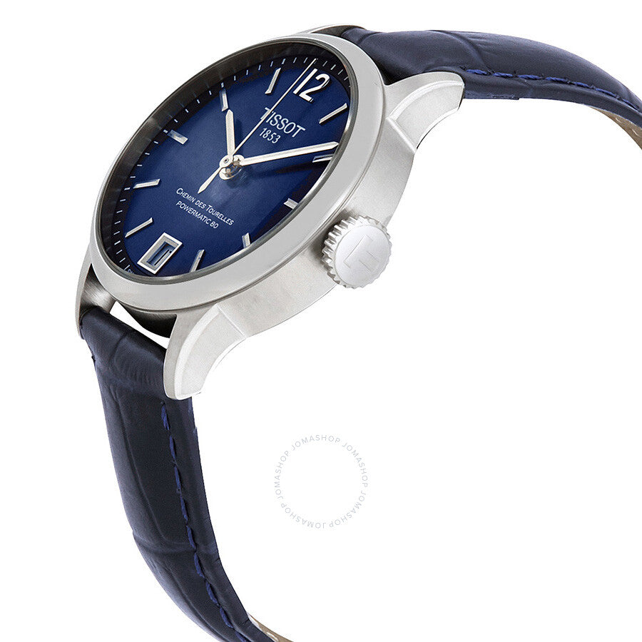 Tissot Chemin Des Tourelles Automatic Chronometer Blue Dial Ladies Watch T099.207.16.047.00 - Dawson Watches #2