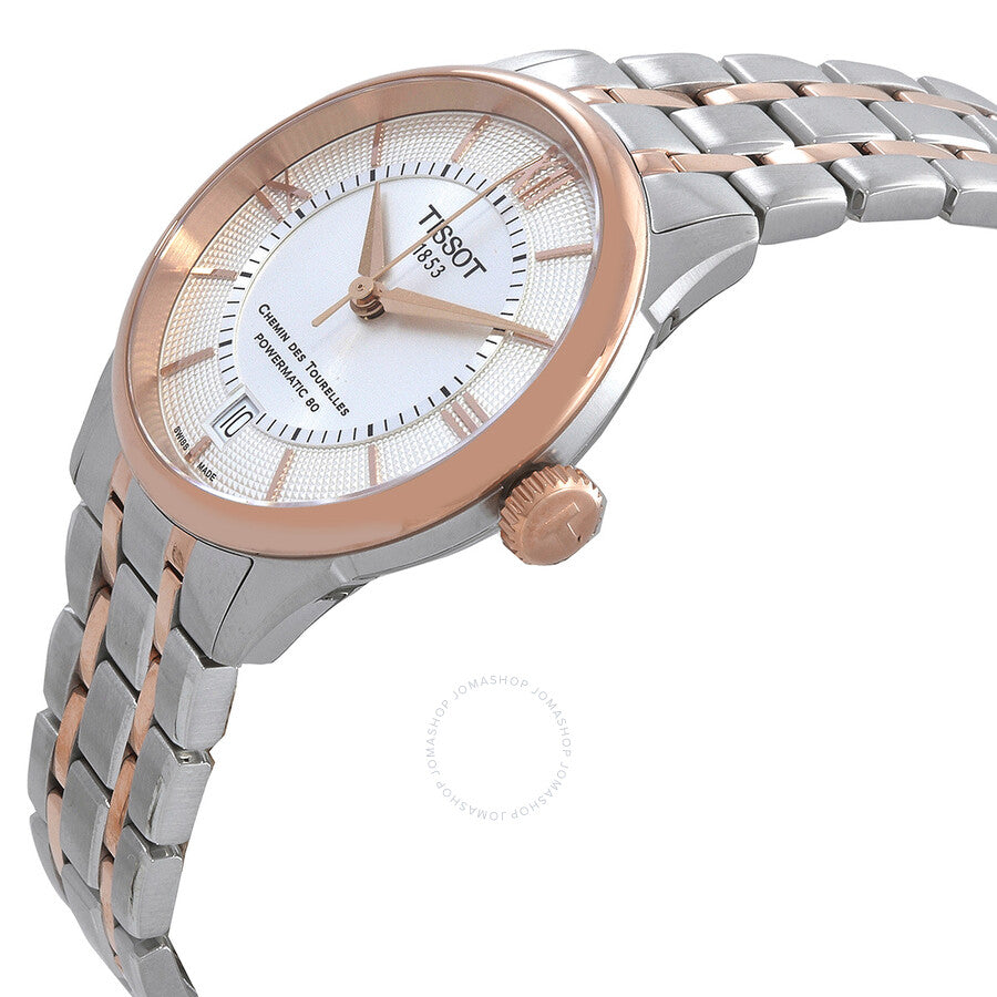 Tissot Chemin Des Tourelles Automatic Silver Dial Two-Tone Ladies Watch T1392072203800 - Dawson Watches #2