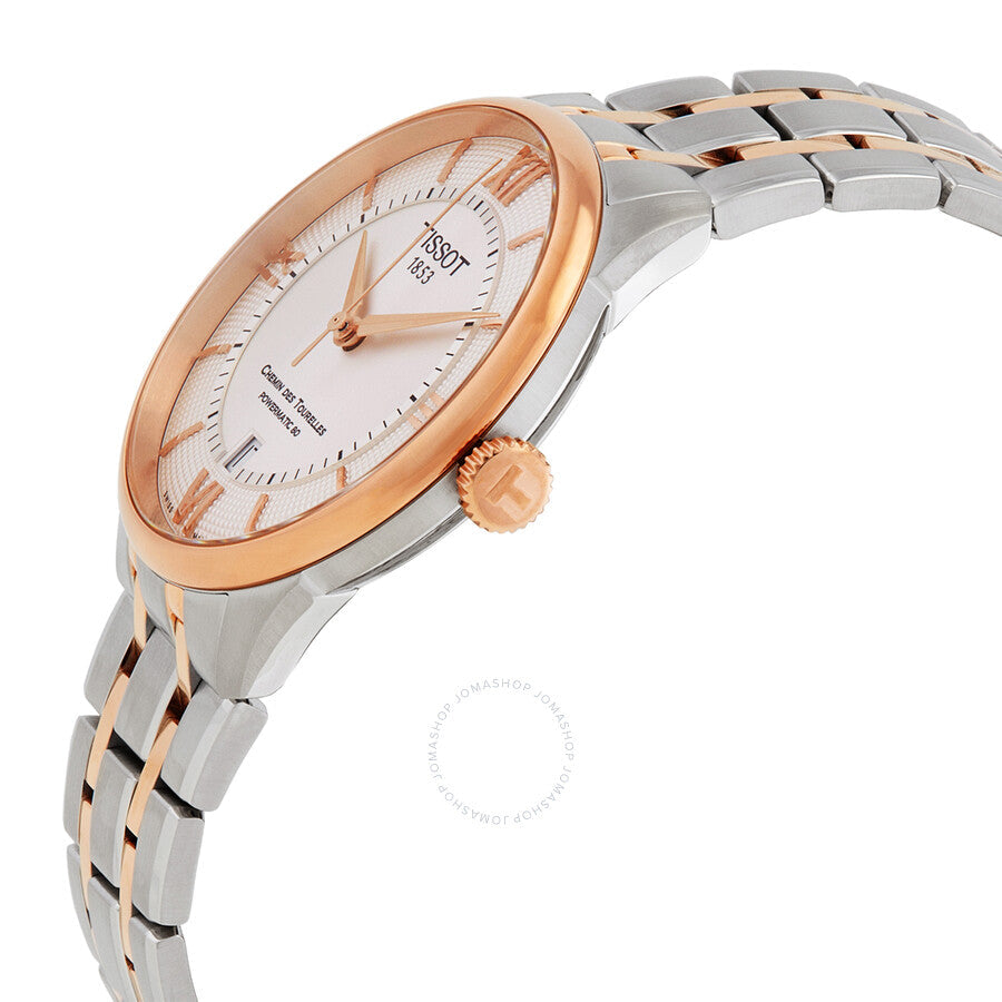 Tissot Chemin Des Tourelles Automatic Silver Dial Two-Tone Men's Watch T1398072203800 - Dawson Watches #2
