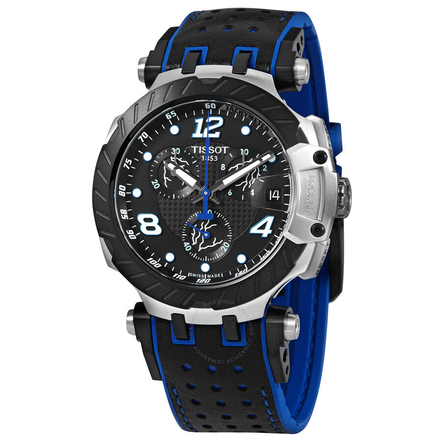 Tissot T-race Chronograph Thomas Luthi Quartz Black Dial Men's Watch T115.417.27.057.03 - Dawson Watches