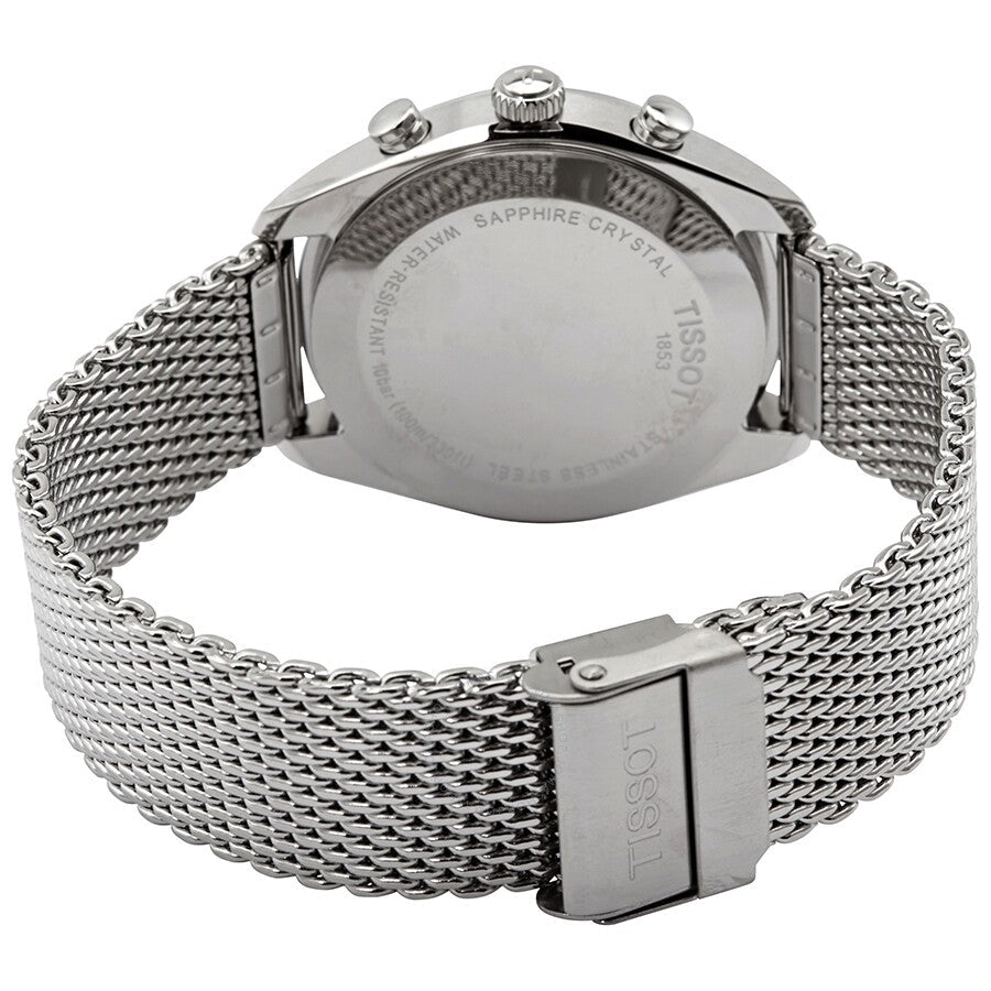 Tissot PR 100 Chronograph Silver Dial Mesh Bracelet Men's Watch T1014171103102 - Dawson Watches #3