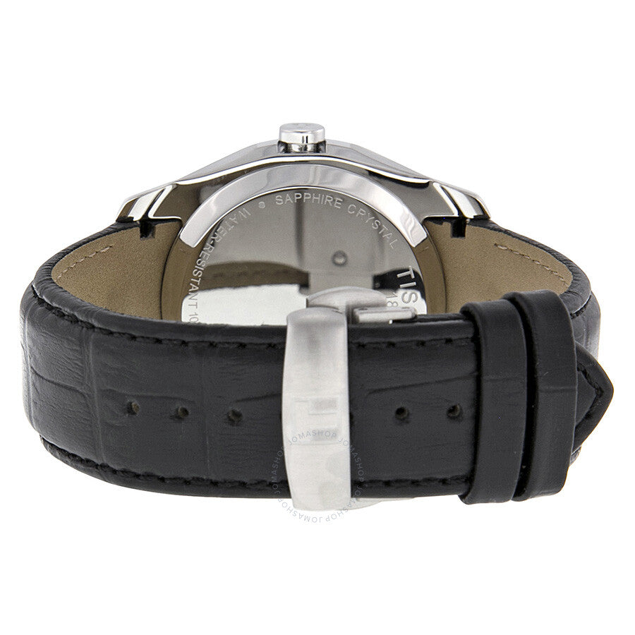 Tissot Couturier Black Dial Black Leather Men's Analog-Digital Watch T035.446.16.051.00 - Dawson Watches #3