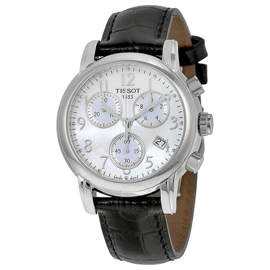 Tissot Dressport Chronograph Mother of Pearl Dial Ladies Watch T050.217.16.112.00 - Dawson Watches
