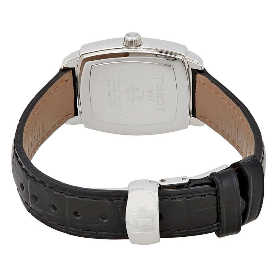 Tissot Everytime Black Dial Black Leather Ladies Watch T057.910.16.057.00 - Dawson Watches #3