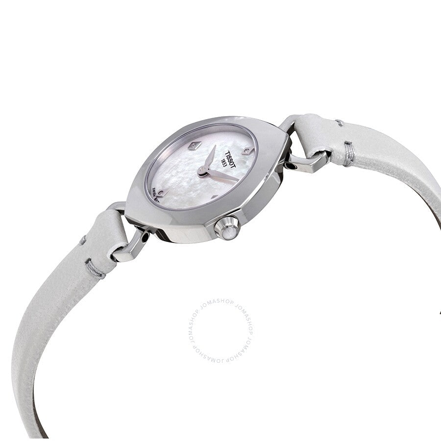 Tissot Femini-T Mother of Pearl Diamond Dial Ladies Watch T1131091611601 - The Watches Men & Co #2