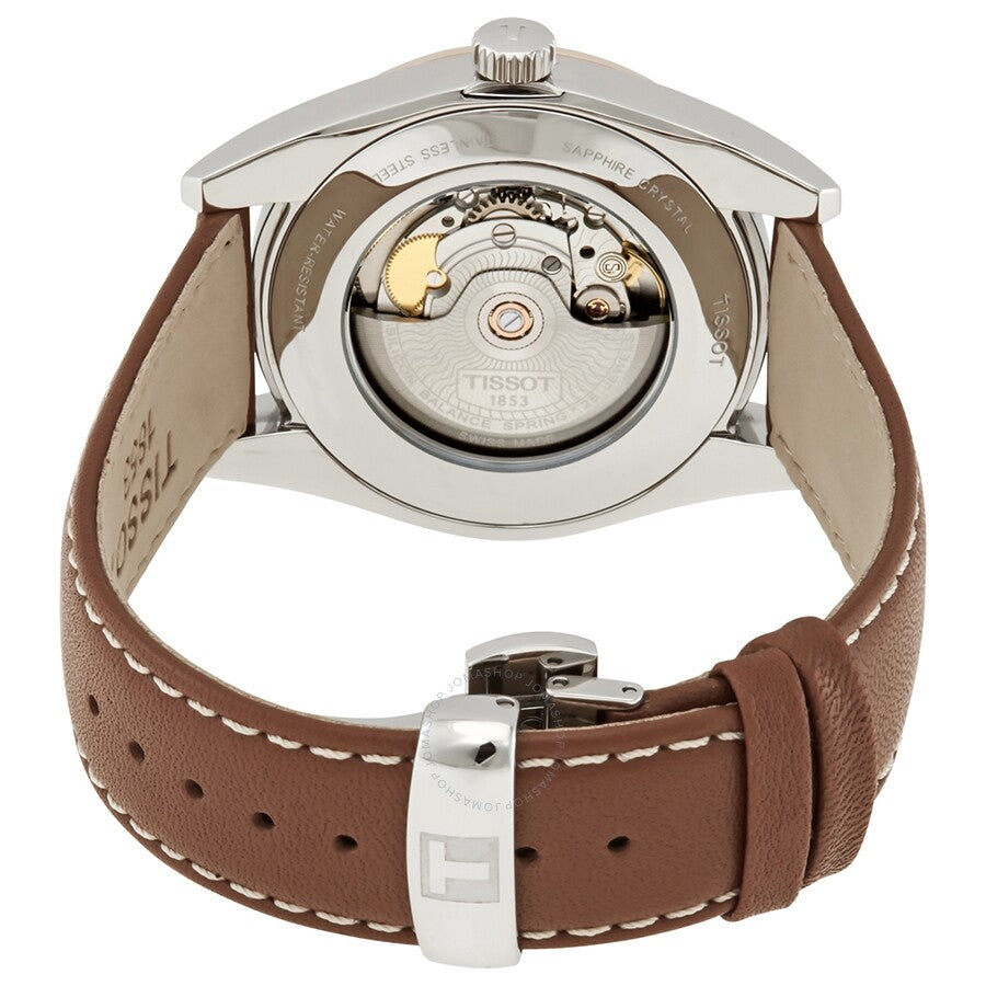Tissot Gentleman Automatic Cream Opalin Dial Men's Watch T927.407.46.261.00 - Dawson Watches #3