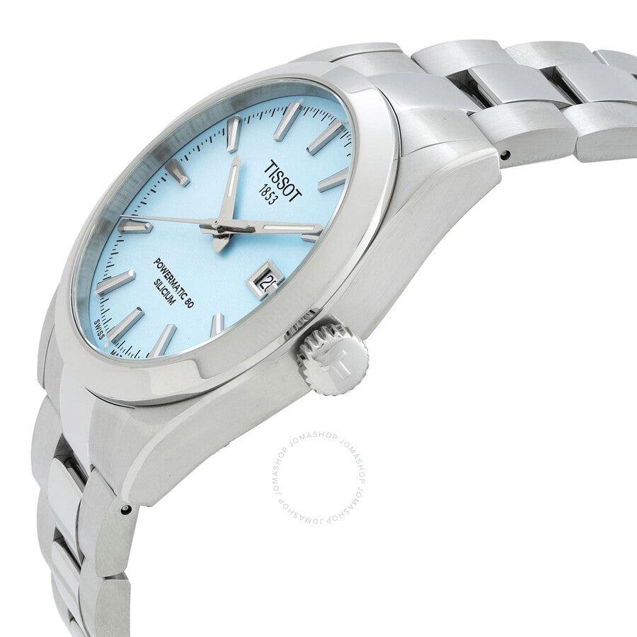 Tissot Gentleman Powermatic 80 Automatic Ice Blue Dial Watch T127.407.11.351.00 - Dawson Watches #2