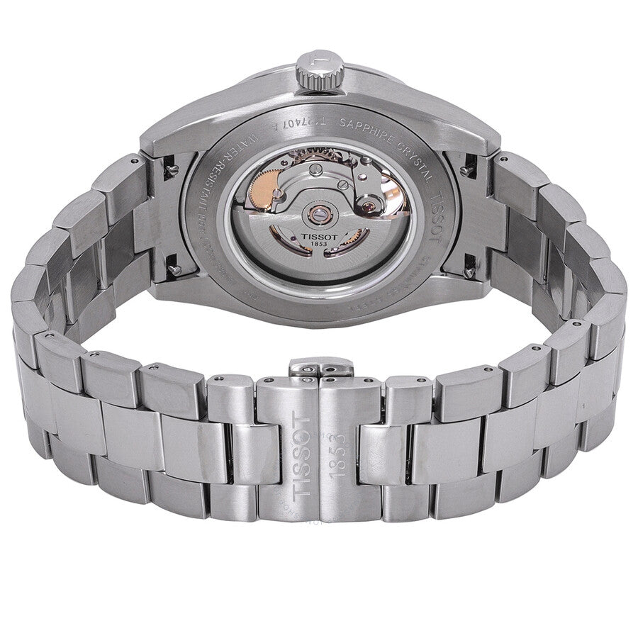 Tissot Gentleman Powermatic 80 Open Heart Automatic Silver Dial Watch T127.407.11.031.01 - The Watches Men & Co #3