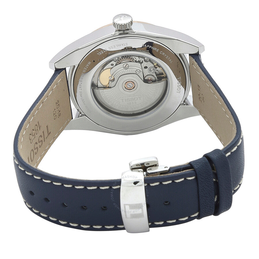 Tissot Gentleman Powermatic 80 Silicium Automatic Chronometer Blue Dial Men's Watch T927.407.46.041.00 - Dawson Watches #3