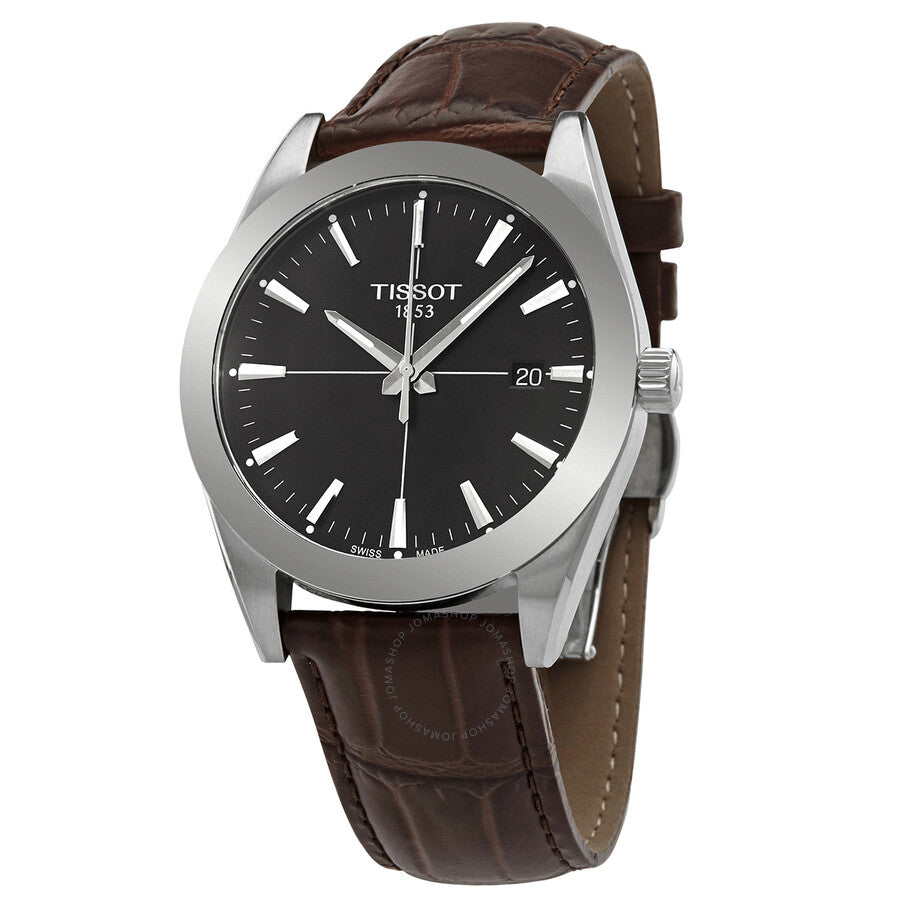 Tissot Gentleman Quartz Black Dial Men's Watch T127.410.16.051.01 - Dawson Watches