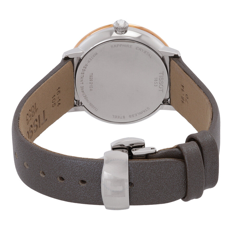 Tissot Glendora Quartz Diamond Cream Opalin Dial Ladies Watch T929.210.46.266.00 - Dawson Watches #3