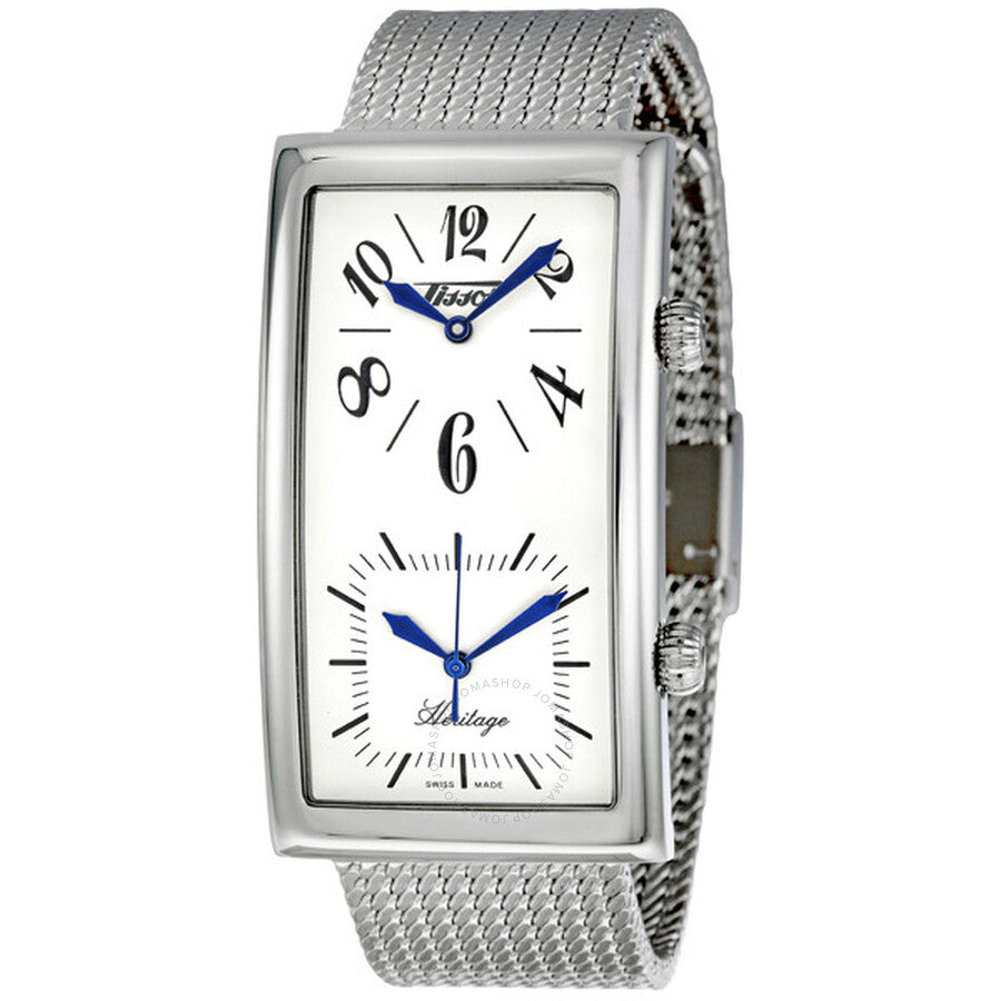 Tissot Heritage White Dual Time Dial Men's Watch T56.1.683.79 - Dawson Watches