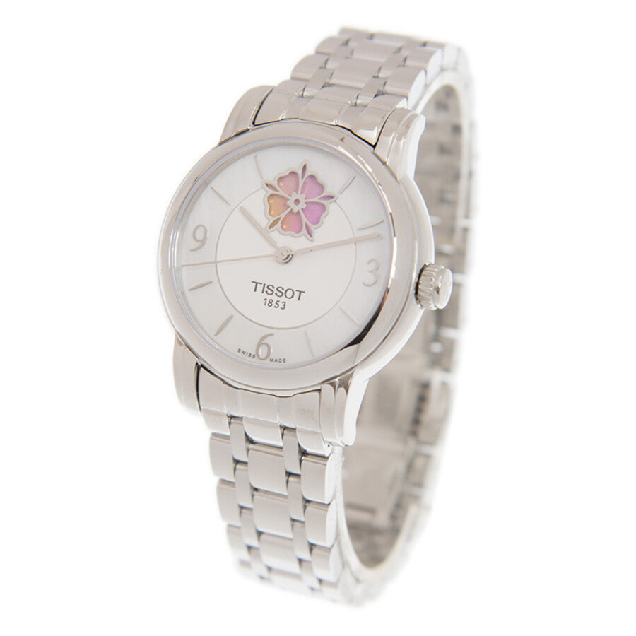 Tissot Lady Heart Automatic White Mother of Pearl Dial Ladies Watch T050.207.11.117.05 - Dawson Watches #4