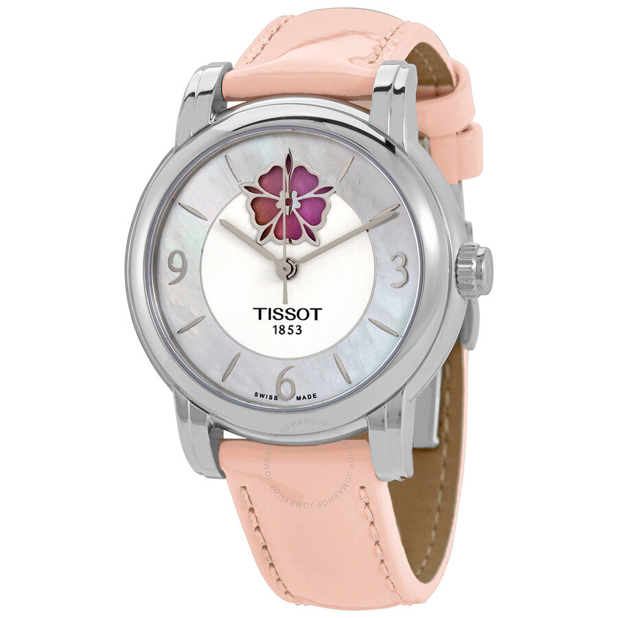 Tissot Lady Heart Flower Automatic Mother of Pearl Dial Ladies Watch T050.207.16.117.00 - Dawson Watches
