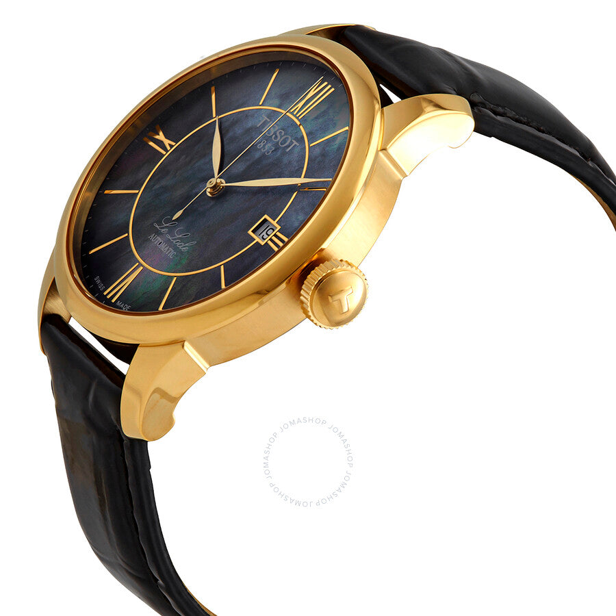 Tissot Le Locle Automatic Black Mother of Pearl Dial Men's Watch T41.5.423.93 - Dawson Watches #2