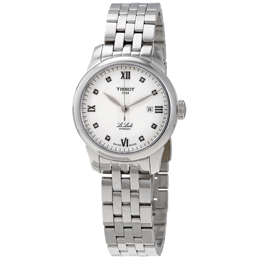 Tissot Le Locle Automatic Diamond Silver Dial Ladies Watch T006.207.11.036.00 - Dawson Watches