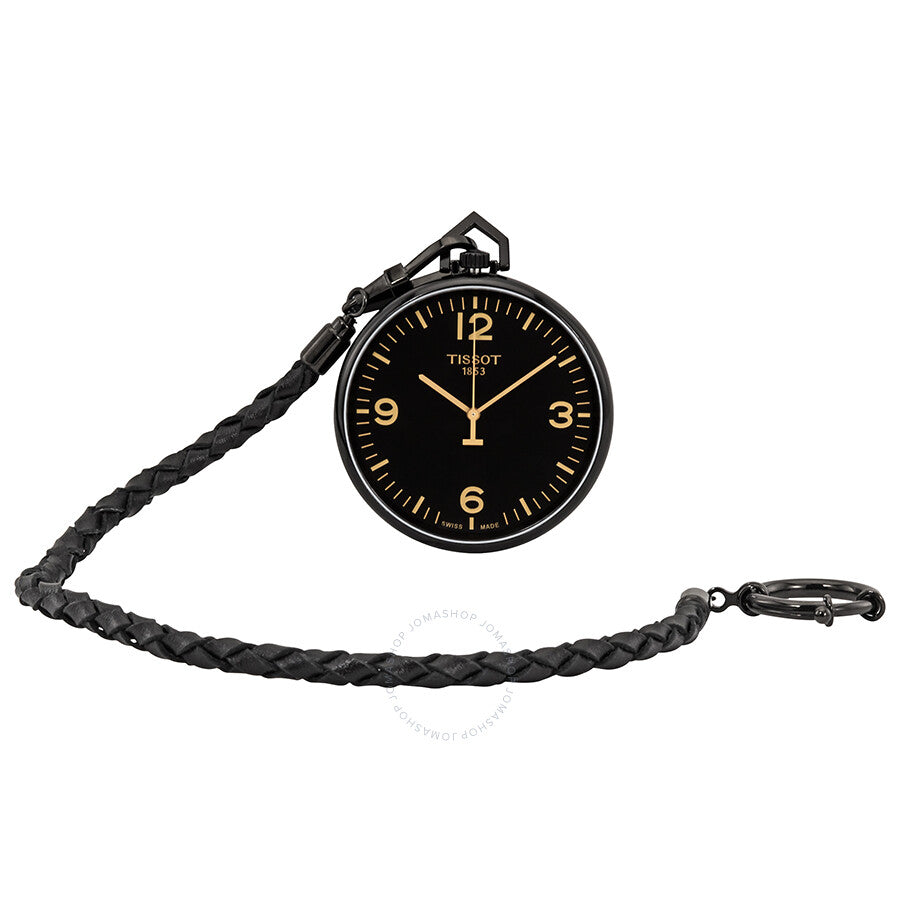 Tissot Lepine Black Dial Pocket Watch T863.409.99.057.00 - Dawson Watches