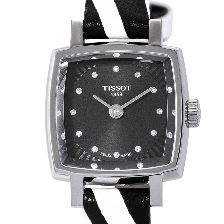 Tissot Lovely Quartz Diamond Black Dial Ladies Watch T058.109.17.056.00 - Dawson Watches #4
