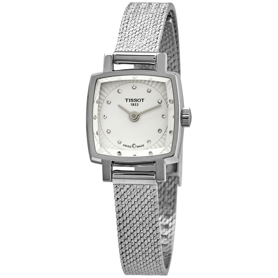 Tissot Lovely Silver Diamond Dial Ladies Watch T058.109.11.036.00 - Dawson Watches