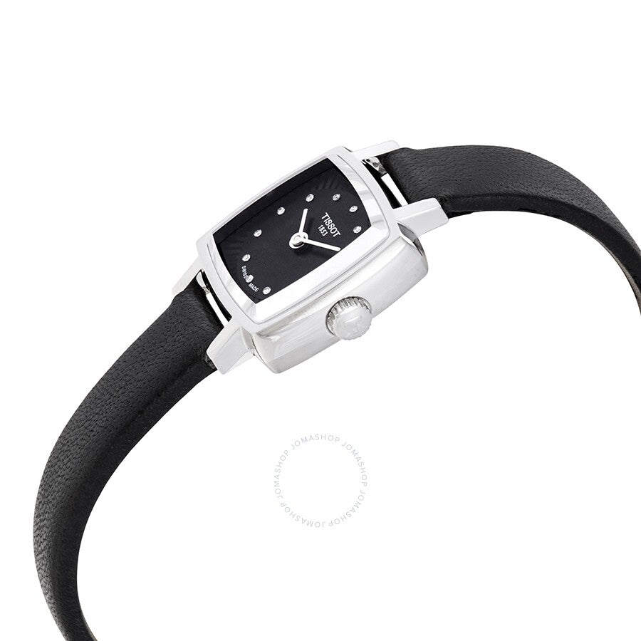 Tissot Lovely Square Quartz Diamond Black Dial Ladies Watch T058.109.16.056.00 - Dawson Watches #2