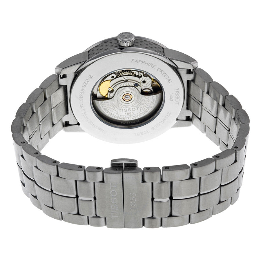 Tissot Luxury Powermatic 80 Anthracite Dial Men's Watch T0864071106100 - The Watches Men & Co #3