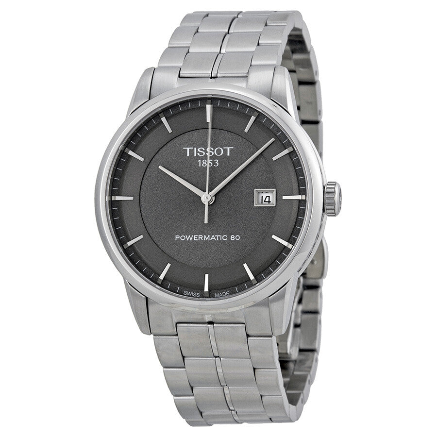 Tissot Luxury Powermatic 80 Anthracite Dial Men's Watch T0864071106100 - Dawson Watches