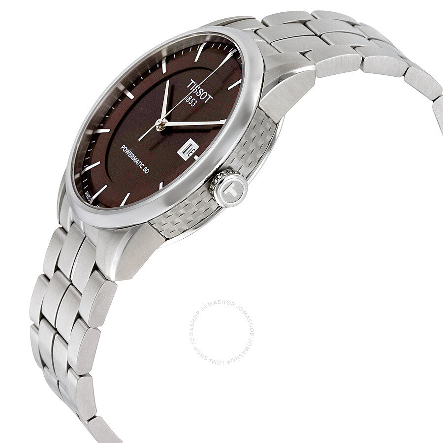 Tissot Luxury Powermatic 80 Brown Dial Men's Watch T086.407.11.291.00 - Dawson Watches #2