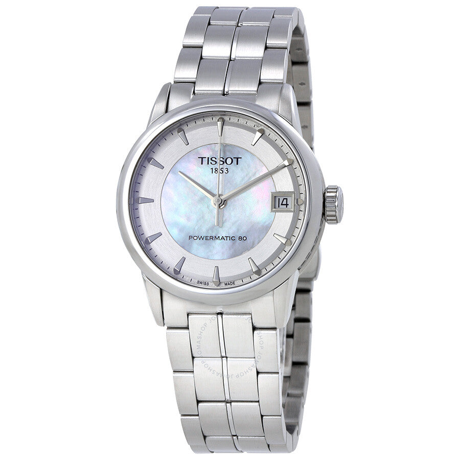 Tissot Luxury Powermatic 80 Mother of Pearl Ladies Watch T0862071111100 - Dawson Watches