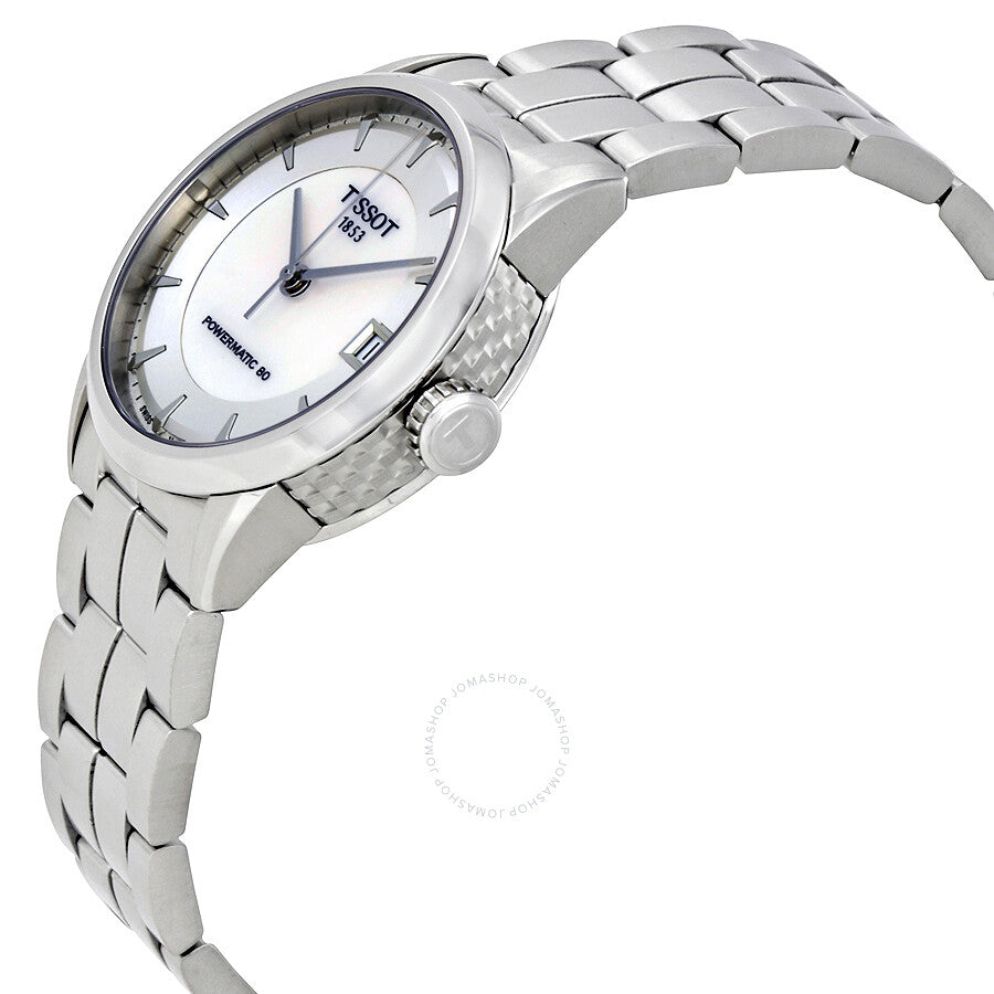 Tissot Luxury Powermatic 80 Mother of Pearl Ladies Watch T0862071111100 - Dawson Watches #2