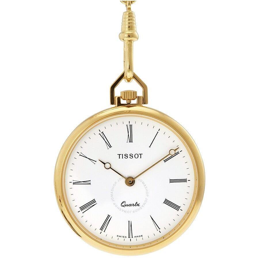 Tissot T-Pocket Lepine Quartz White Dial Unisex Pocket Watch T82.4.553.13 - Dawson Watches #3