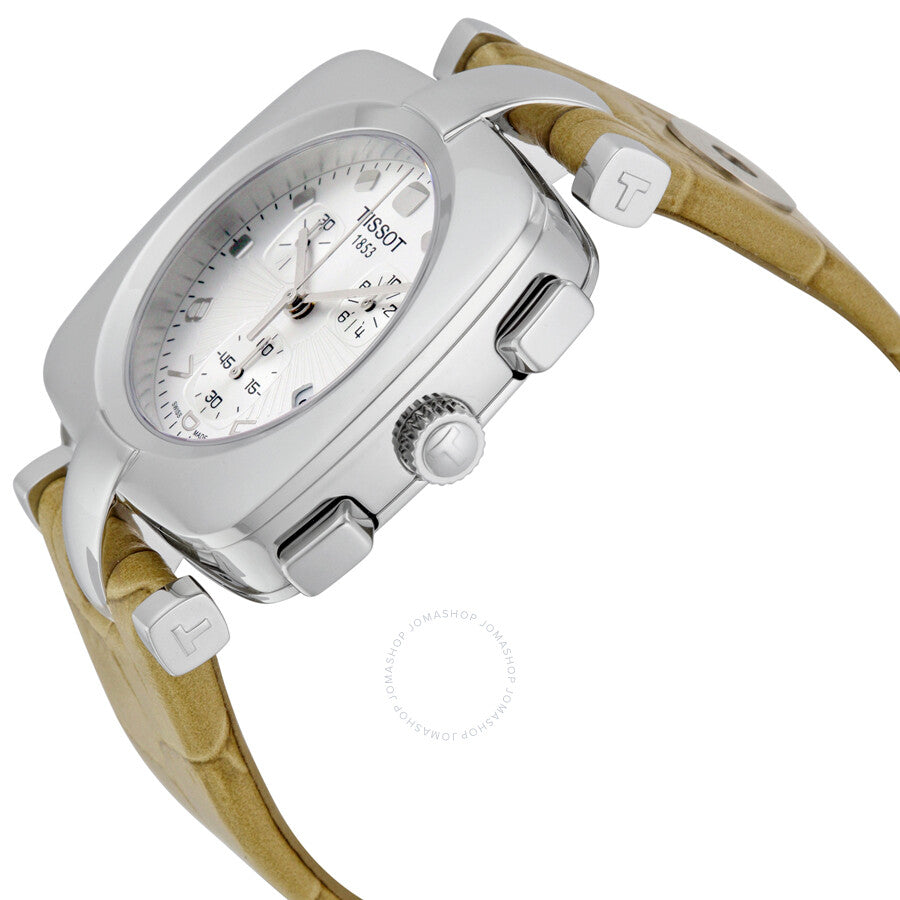 Tissot Odaci-T Chronograph Silver Dial Ladies Watch T0203171603700 - Dawson Watches #2