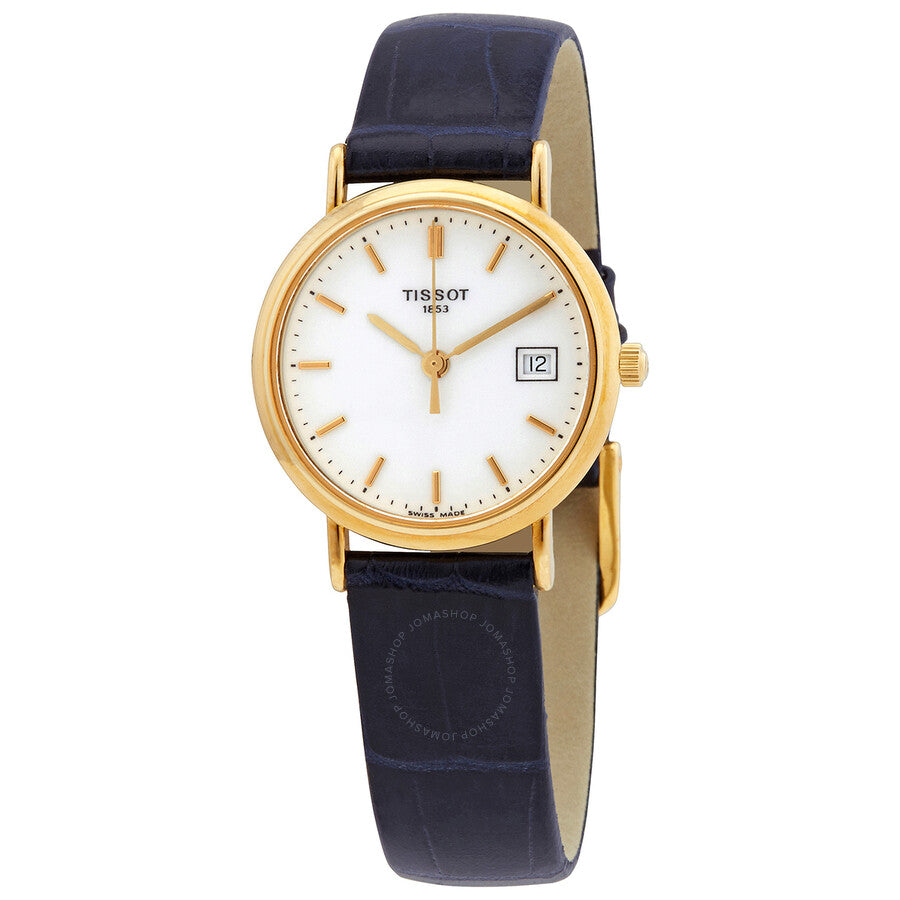 Tissot Orovil Quartz White Dial Ladies Watch T71.3.127.11 - Dawson Watches