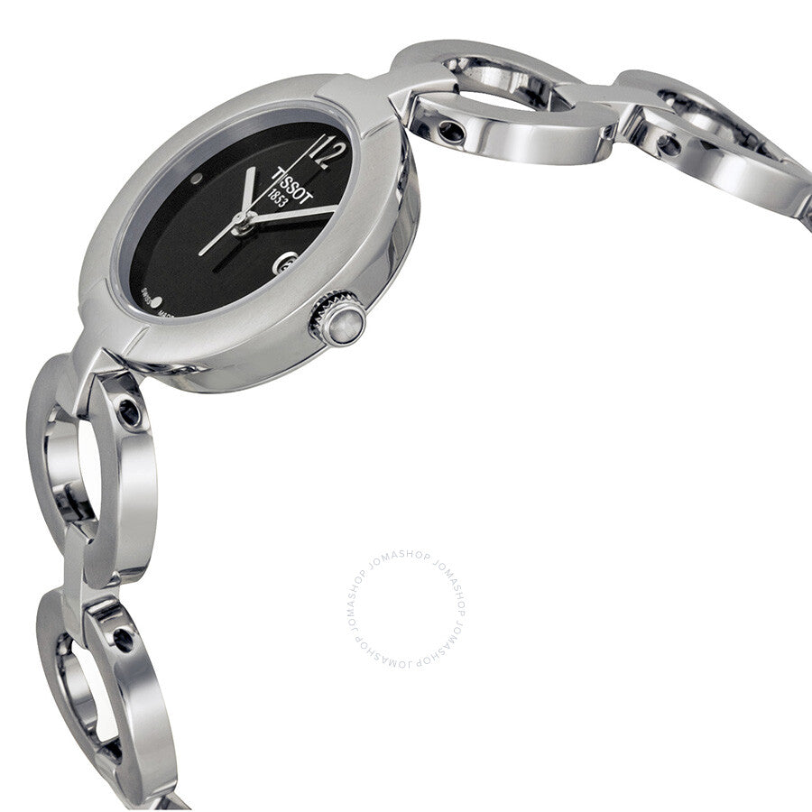 Tissot Pinky Black Dial Stainless Steel Ladies Watch T0842101105700 - Dawson Watches #2