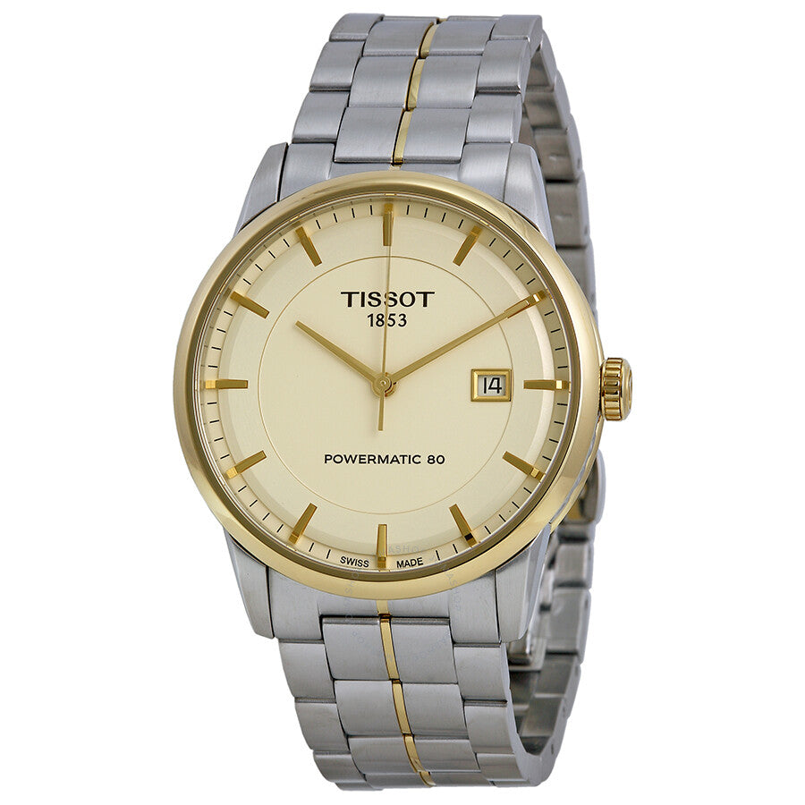 Tissot Powermatic 80 Ivory Dial Men's Watch T0864072226100 - Dawson Watches