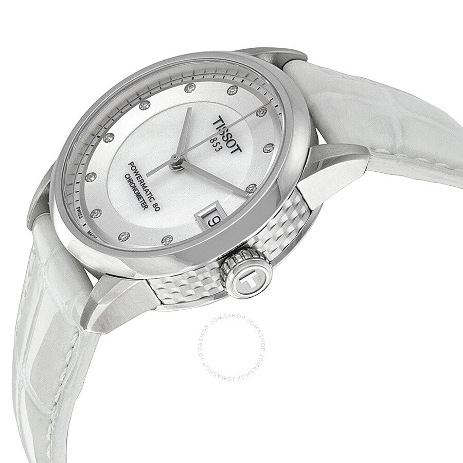 Tissot Powermatic 80 Mother of Pearl Dial Ladies Watch T0862081611600 - Dawson Watches #2