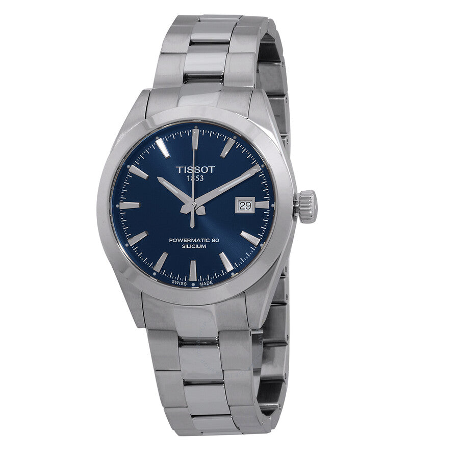 Tissot Gentleman Powermatic 80 Silicium Automatic Chronometer Blue Dial Men's Watch T127.470.11.041.00 - Dawson Watches