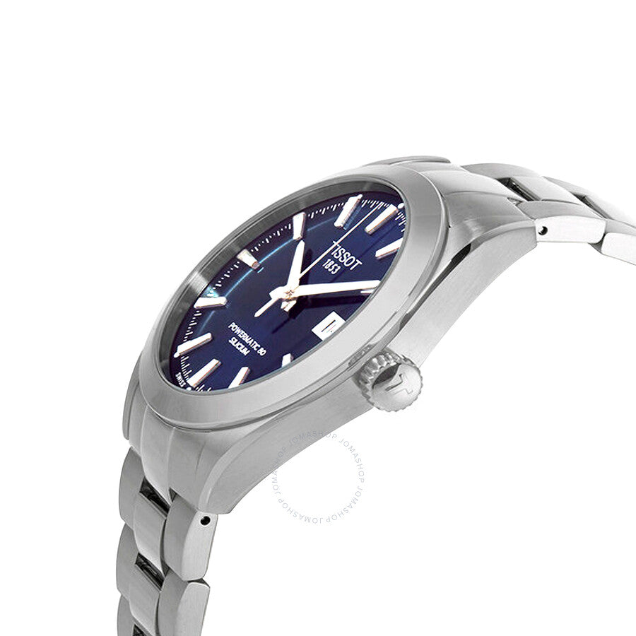 Tissot Gentleman Powermatic 80 Silicium Automatic Chronometer Blue Dial Men's Watch T127.470.11.041.00 - Dawson Watches #2