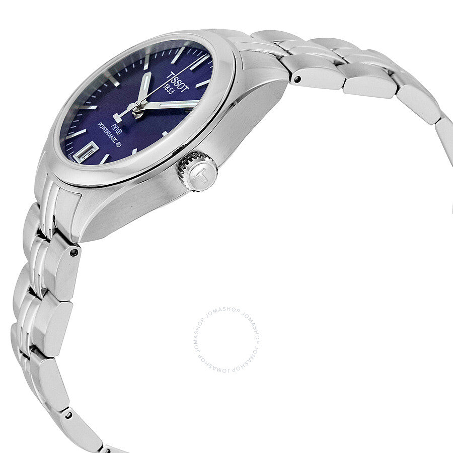 Tissot PR 100 Automatic Blue Dial Ladies Watch T101.207.11.041.00 - Dawson Watches #2