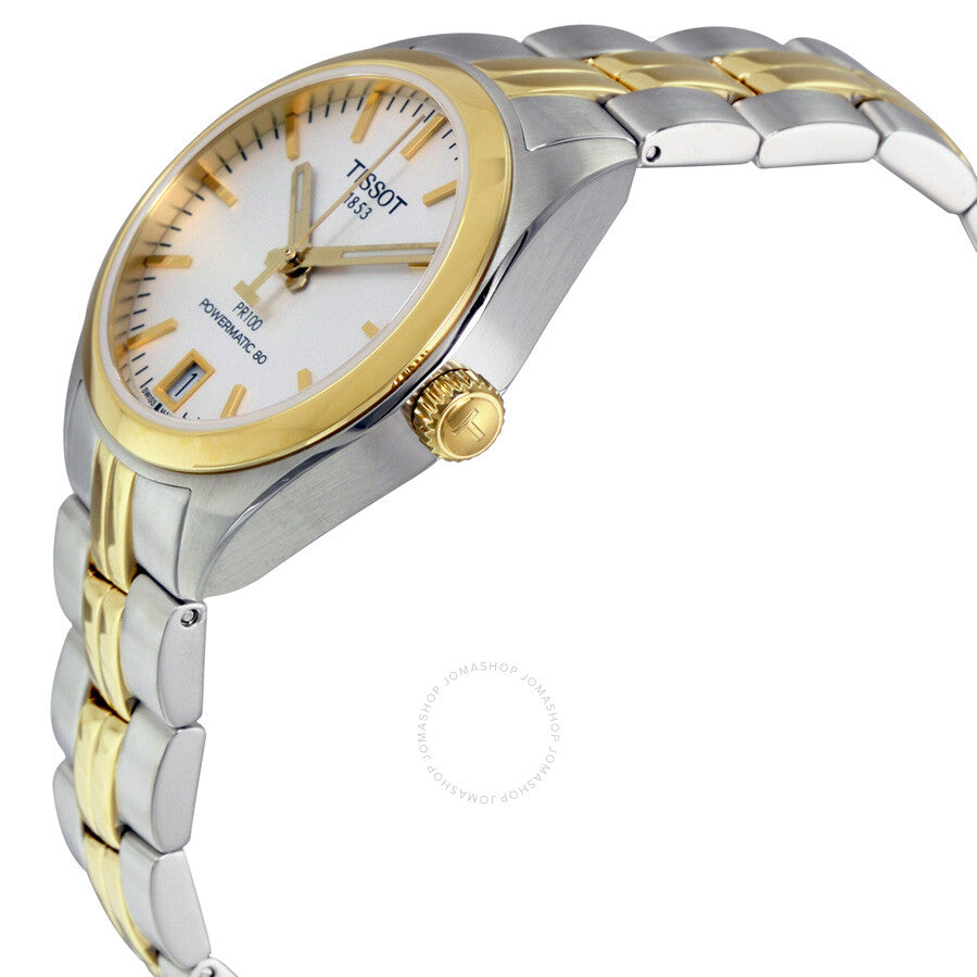 Tissot PR 100 Powermatic Silver Dial Ladies Watch T101.207.22.031.00 - Dawson Watches #2