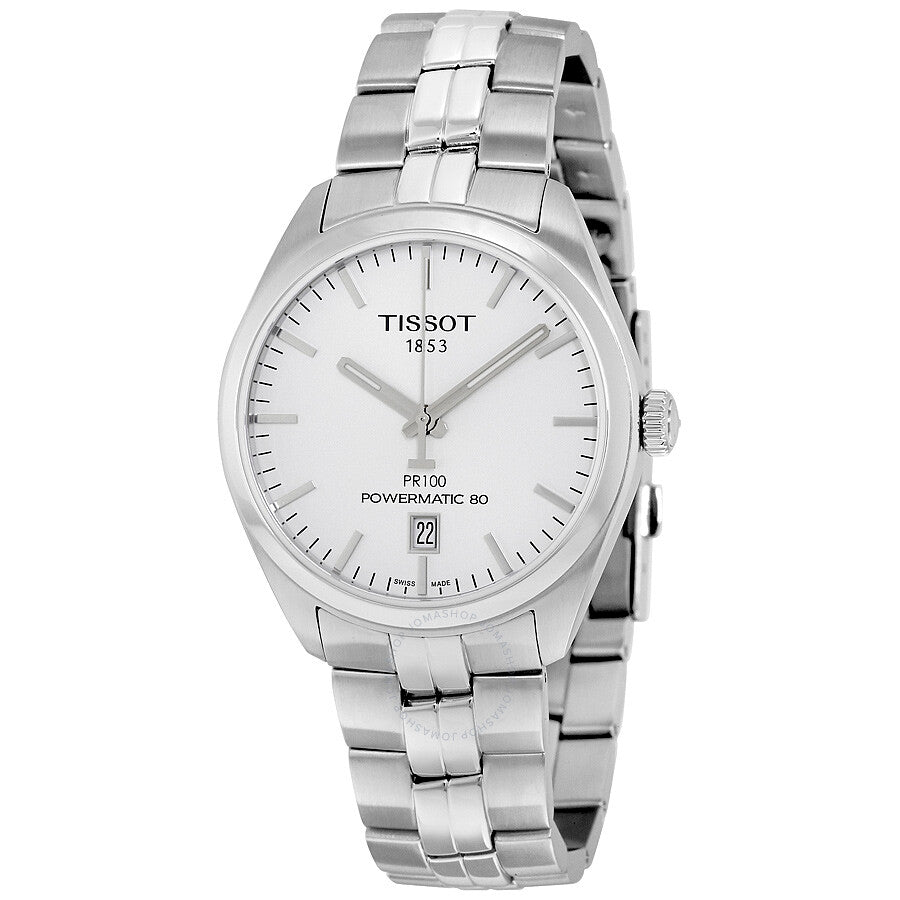 Tissot PR 100 Automatic Silver Dial Men's Watch T101.407.11.031.00 - Dawson Watches