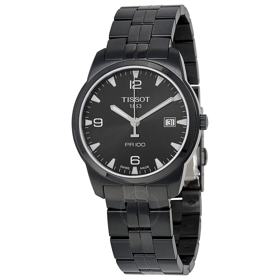 Tissot PR 100 Black Steel Men's Watch T049.410.33.057.00 - Dawson Watches