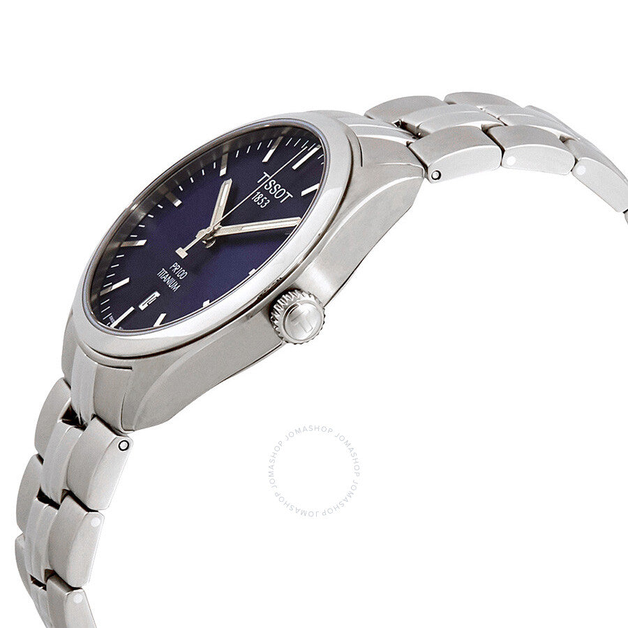 Tissot PR 100 Quartz Blue Dial Titanium Men's Watch T101.410.44.041.00 - Dawson Watches #2