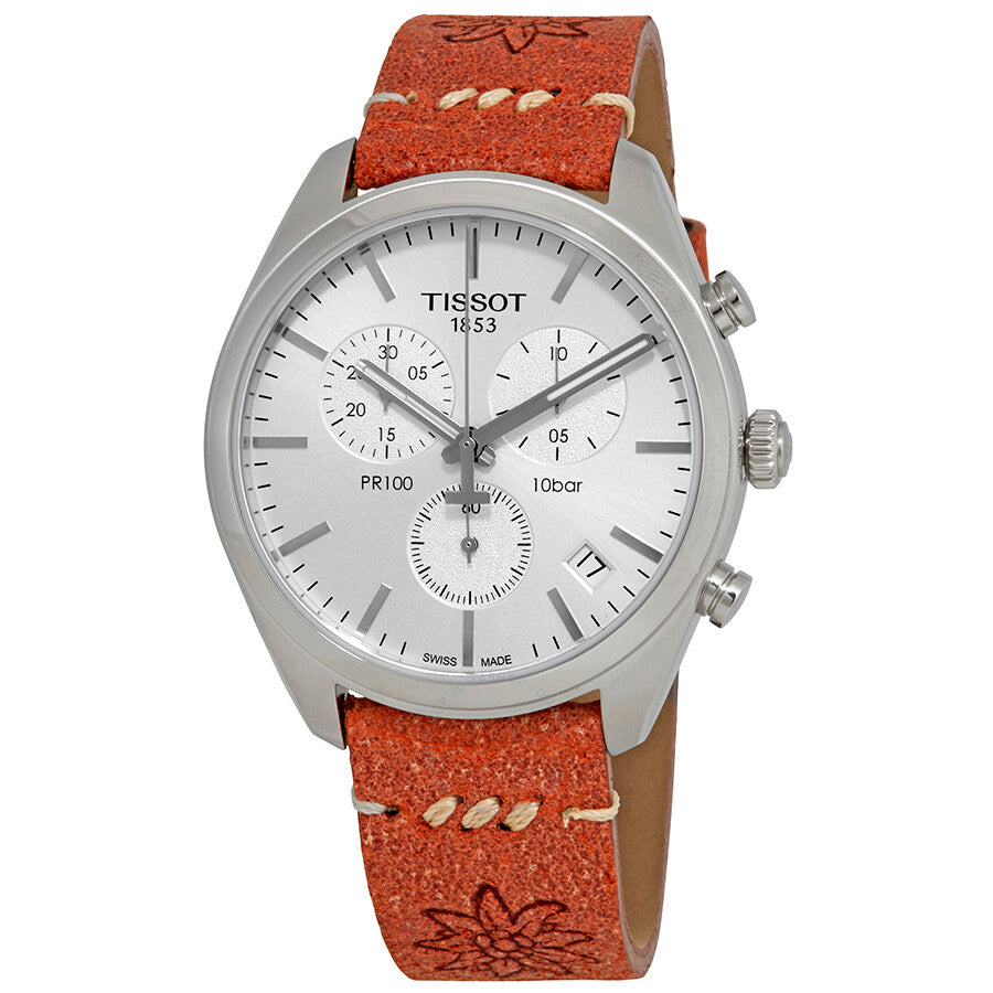Tissot PR 100 Chronograph Silver Dial Men's Watch T101.417.16.031.01 - Dawson Watches