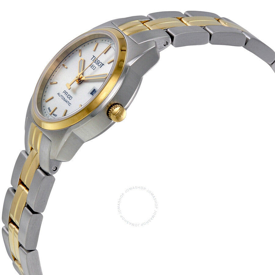 Tissot PR100 Automatic Silver Dial Ladies Watch T049.307.22.031.00 - Dawson Watches #2
